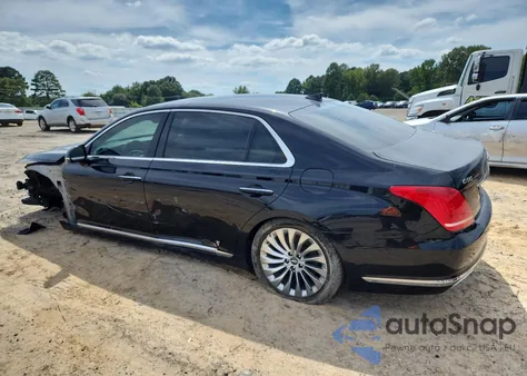 2018 Genesis G90 Ultimate из США, поврежденный, VIN KMHG54JH9JU039624